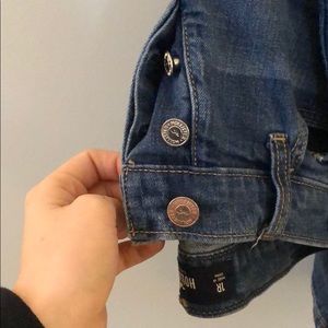 distressed low rise boyfriend jeans